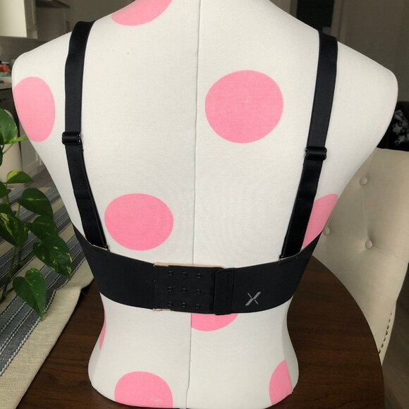 Knix Evolution Reversible Wire-Free Unpadded Bra 360 Support Black + Beige NWOT - Picture 7 of 14